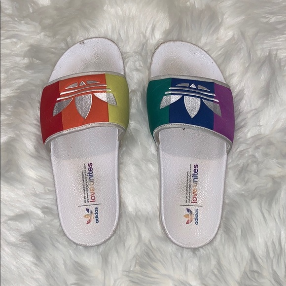 adidas Shoes | Love Unites Adidas Slides Men | Poshmark